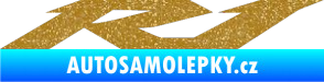 Samolepka R1 001 Ultra Metalic zlatá