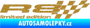 Samolepka R8 limited edition pravá Ultra Metalic zlatá