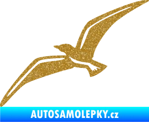 Samolepka Racek 001 levá Ultra Metalic zlatá