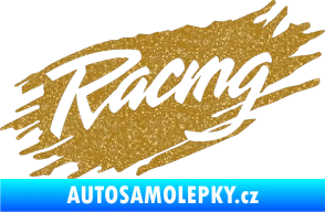 Samolepka Racing 002 Ultra Metalic zlatá