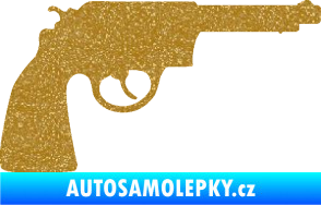 Samolepka Revolver 002 pravá Ultra Metalic zlatá