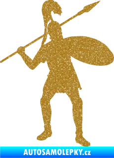 Samolepka Římský voják pravá Ultra Metalic zlatá