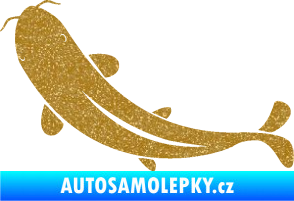Samolepka Ryba 001 levá Ultra Metalic zlatá
