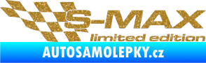 Samolepka S-MAX limited edition levá Ultra Metalic zlatá