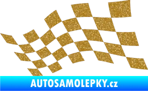 Samolepka Šachovnice 016 Ultra Metalic zlatá