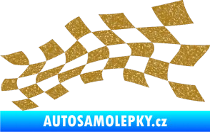 Samolepka Šachovnice 020 Ultra Metalic zlatá