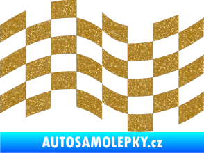 Samolepka Šachovnice 021 Ultra Metalic zlatá