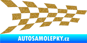 Samolepka Šachovnice 024 Ultra Metalic zlatá