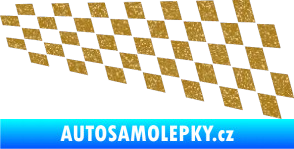 Samolepka Šachovnice 033 Ultra Metalic zlatá