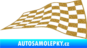 Samolepka Šachovnice 049 Ultra Metalic zlatá