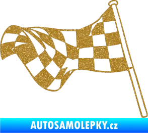 Samolepka Šachovnice 052 Ultra Metalic zlatá