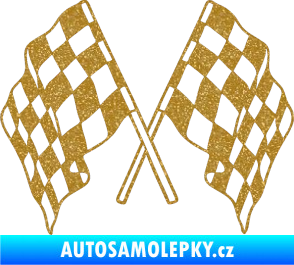 Samolepka Šachovnice 062 Ultra Metalic zlatá