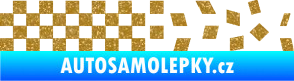 Samolepka Šachovnice 082 Ultra Metalic zlatá