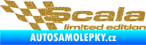 Samolepka Scala limited edition levá Ultra Metalic zlatá