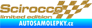 Samolepka Scirocco limited edition pravá Ultra Metalic zlatá