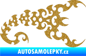 Samolepka Štír 015 pravá Ultra Metalic zlatá