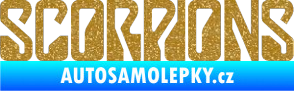 Samolepka Scorpions Ultra Metalic zlatá