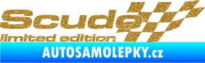 Samolepka Scudo limited edition pravá Ultra Metalic zlatá