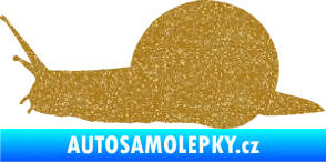 Samolepka Šnek 001 levá Ultra Metalic zlatá