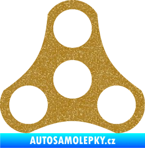 Samolepka Spinner Ultra Metalic zlatá