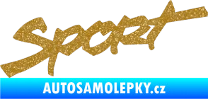 Samolepka Sport 001 Ultra Metalic zlatá