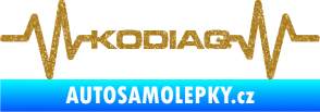 Samolepka Srdeční tep 071 Kodiaq Ultra Metalic zlatá