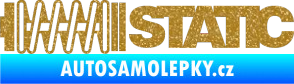 Samolepka Static 001 Ultra Metalic zlatá