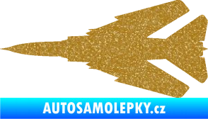 Samolepka Stíhací letoun 007 levá MIG Ultra Metalic zlatá