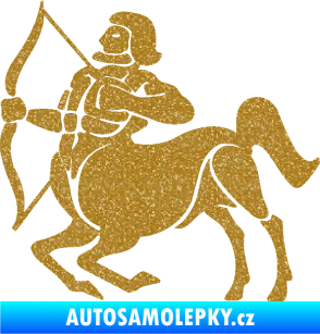 Samolepka Střelec 004 levá Ultra Metalic zlatá