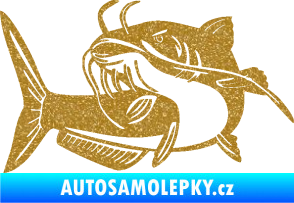 Samolepka Sumec 001 levá Ultra Metalic zlatá
