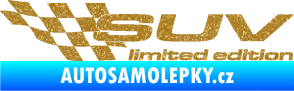 Samolepka SUV limited edition levá Ultra Metalic zlatá