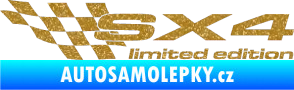 Samolepka SX4 limited edition levá Ultra Metalic zlatá