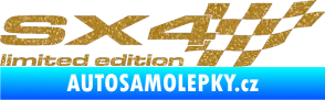 Samolepka SX4 limited edition pravá Ultra Metalic zlatá