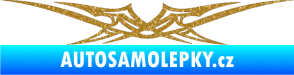 Samolepka Tetování 016 Ultra Metalic zlatá