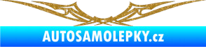 Samolepka Tetování 017 Ultra Metalic zlatá