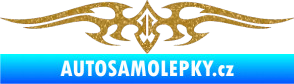 Samolepka Tetování 018 Ultra Metalic zlatá
