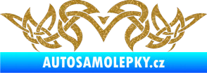 Samolepka Tetování 152 Ultra Metalic zlatá