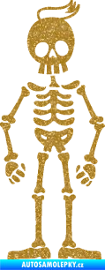 Samolepka The Bone Family Táta Ultra Metalic zlatá