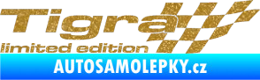 Samolepka Tigra limited edition pravá Ultra Metalic zlatá