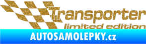 Samolepka Transporter limited edition levá Ultra Metalic zlatá