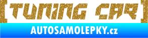 Samolepka Tuning car Ultra Metalic zlatá