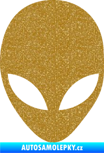 Samolepka UFO 002 Ultra Metalic zlatá