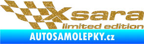 Samolepka Xsara limited edition levá Ultra Metalic zlatá