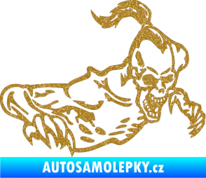 Samolepka Zombík pravá Ultra Metalic zlatá