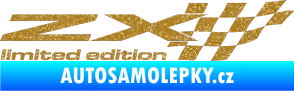 Samolepka ZX limited edition pravá Ultra Metalic zlatá