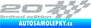 Samolepka 207 limited edition pravá Ultra Metalic stříbrná metalíza