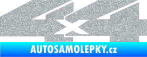 Samolepka 4x4 varianta 018 Ultra Metalic stříbrná metalíza