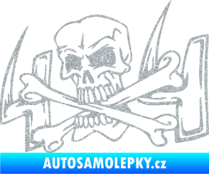 Samolepka 4x4 varianta 022 Ultra Metalic stříbrná metalíza