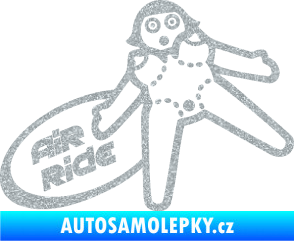 Samolepka Air ride jízda Ultra Metalic stříbrná metalíza