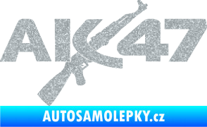 Samolepka AK 47 Ultra Metalic stříbrná metalíza